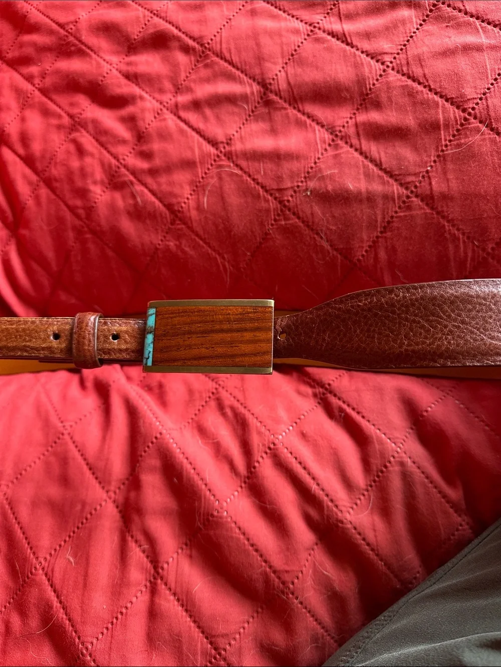 Sky West belt buckle with Pat Areias belt